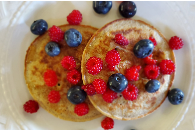 healthy oatmeal banana pancakes