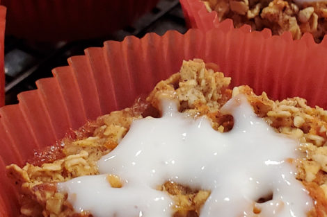 Heathy Carrot Cake Muffins