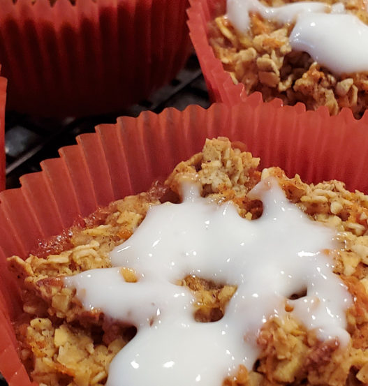 Heathy Carrot Cake Muffins